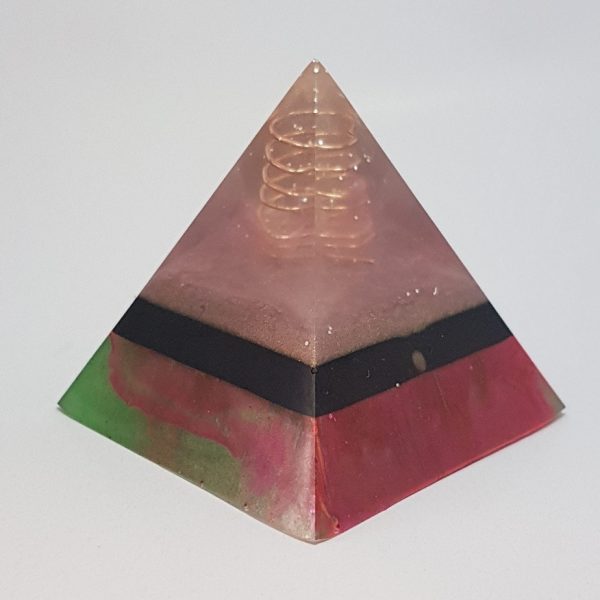 Rebirth Shungite OrgoneIt Orgonite Pyramid 5cm