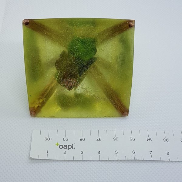 Fire Within Orgone Orgonite Pyramid 6cm 3