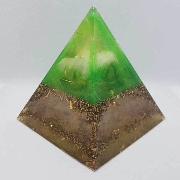 Primordial Ooze Orgone Orgonite Pyramid 9cm