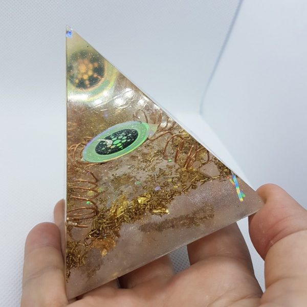 Neutron Star EMF Protection Orgone Orgonite Pyramid 8cm 2