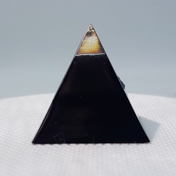 Black Hole Orgone Orgonite Pyramid 3cm 1