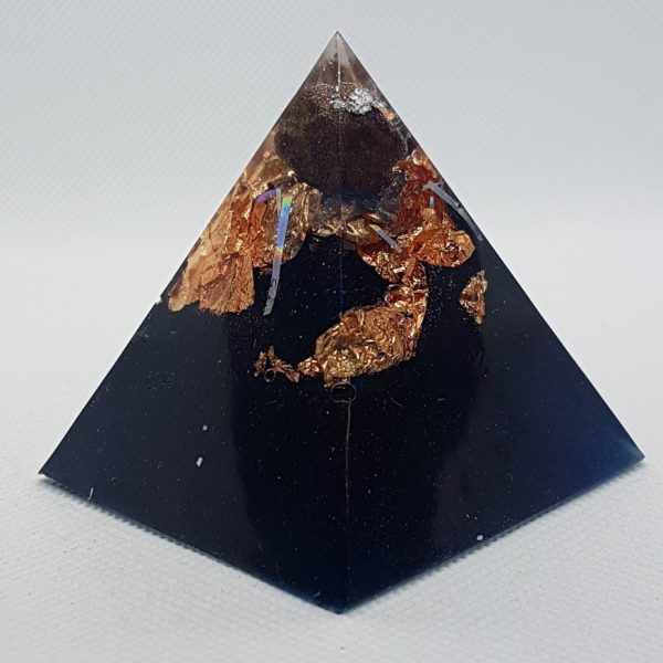 Hidden Depth Shungite Orgone Orgonite Pyramid 6cm
