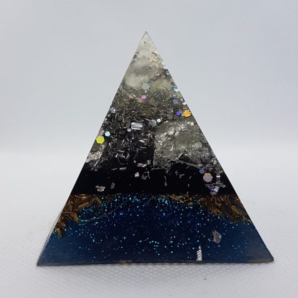 Sedimentary Layers Orgone Orgonite Pyramid 6cm 2