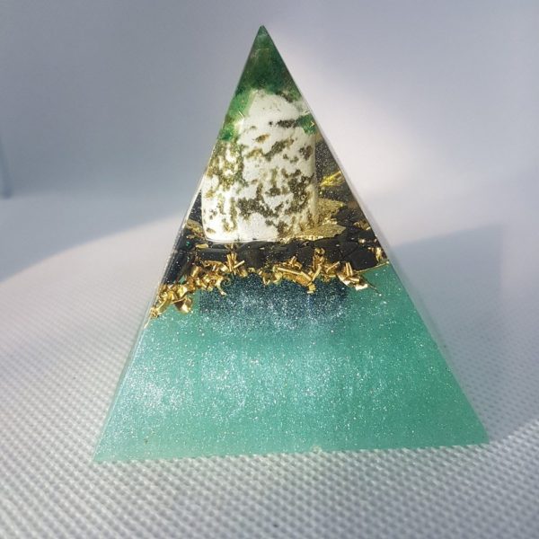 Following in the Footsteps Orgone Orgonite Pyramid 6cm 1