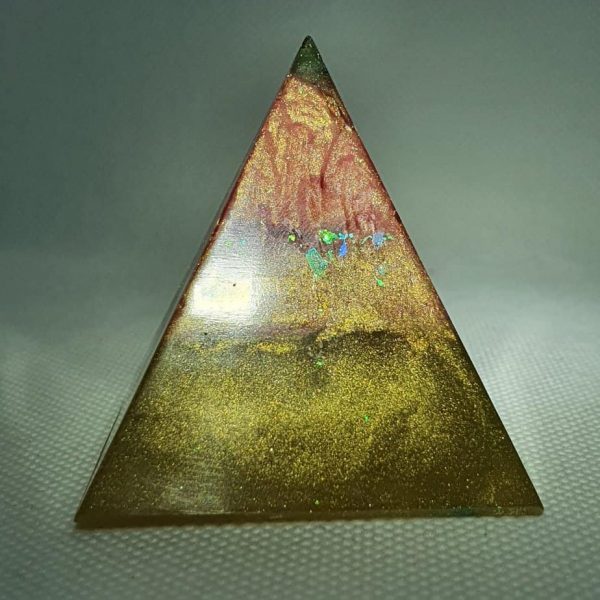 Martian Landings Orgone Orgonite Pyramid 5cm 1