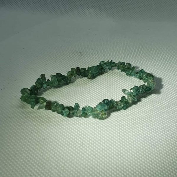 Emerald Green Calcite Chip Bracelet