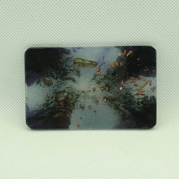 Stepping into a New World Orgone Orgonite Card 1